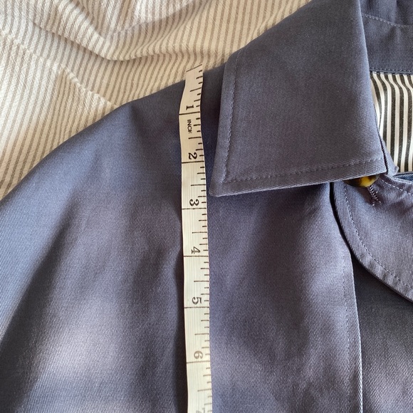 Blue Jazzevar Trenchcoat - Picture 10 of 15